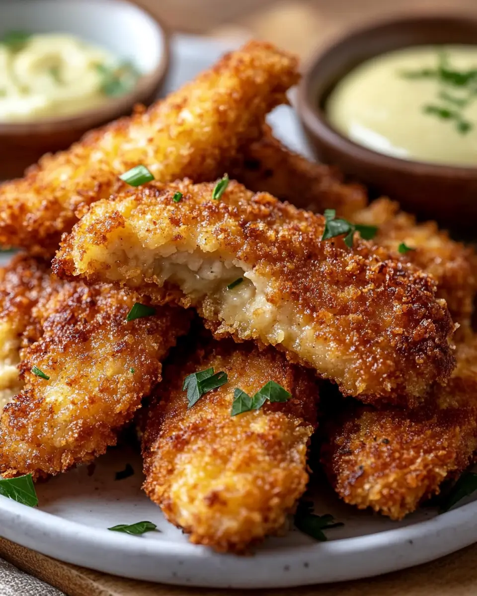 Keto-Hähnchenstreifen mit Schweineschwartenkruste: Knusprig lecker! 7