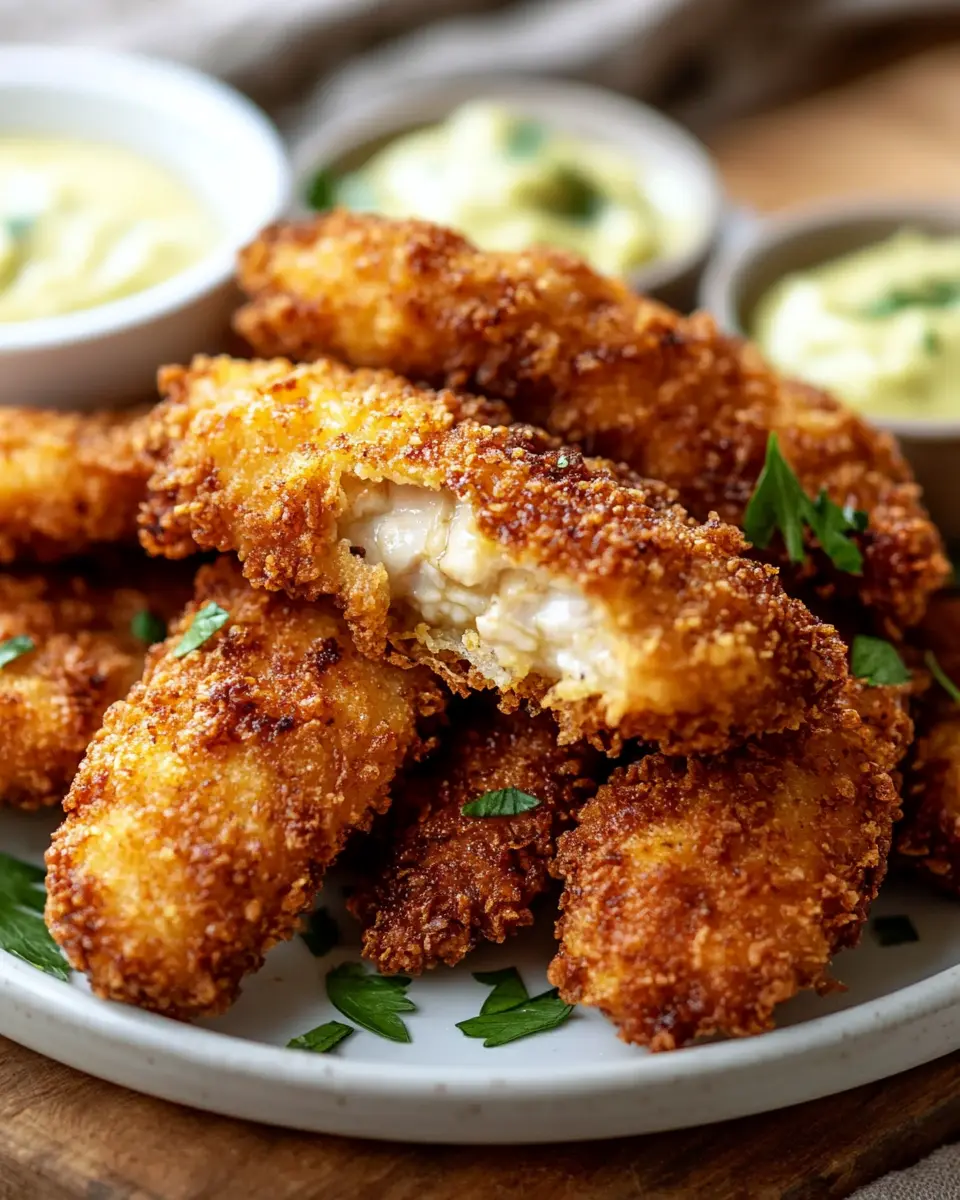 Keto-Hähnchenstreifen mit Schweineschwartenkruste: Knusprig lecker! 6