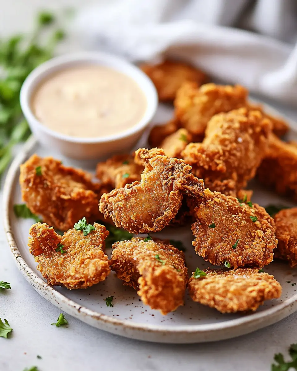 Vegane Chicken Nuggets: Irresistibly Crispy Oyster Mushroom Bites 7 mwigffvqprsu3cmjq3u8