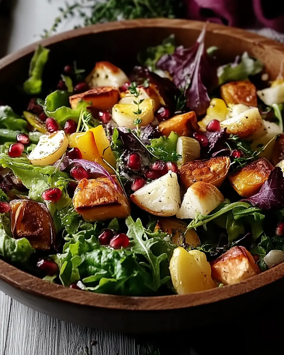 Rustikaler Wintersalat mit Sherry Vinaigrette: Aromatisch & Cozy 7