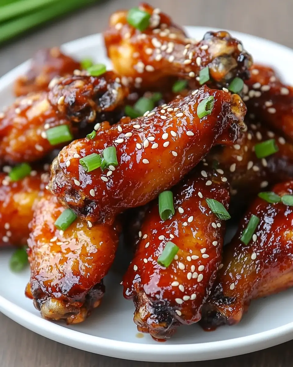 Zuckerfreie scharfe koreanische Air Fryer Flügel First Image First Image