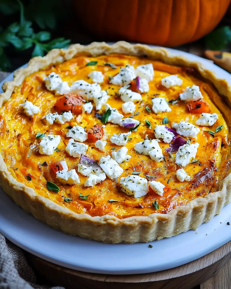 Kürbis-Quiche mit Feta First Image First Image