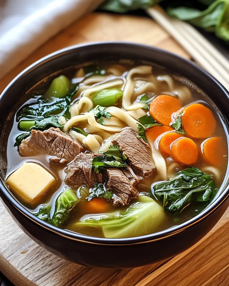 Nudelsuppe mit Rindfleisch: A Cozy Bowl of Comfort Delight 6 reui85omv0u8pp3tkhqv