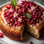 Keto Persischer Granatapfel- und Walnusskuchen First Image First Image