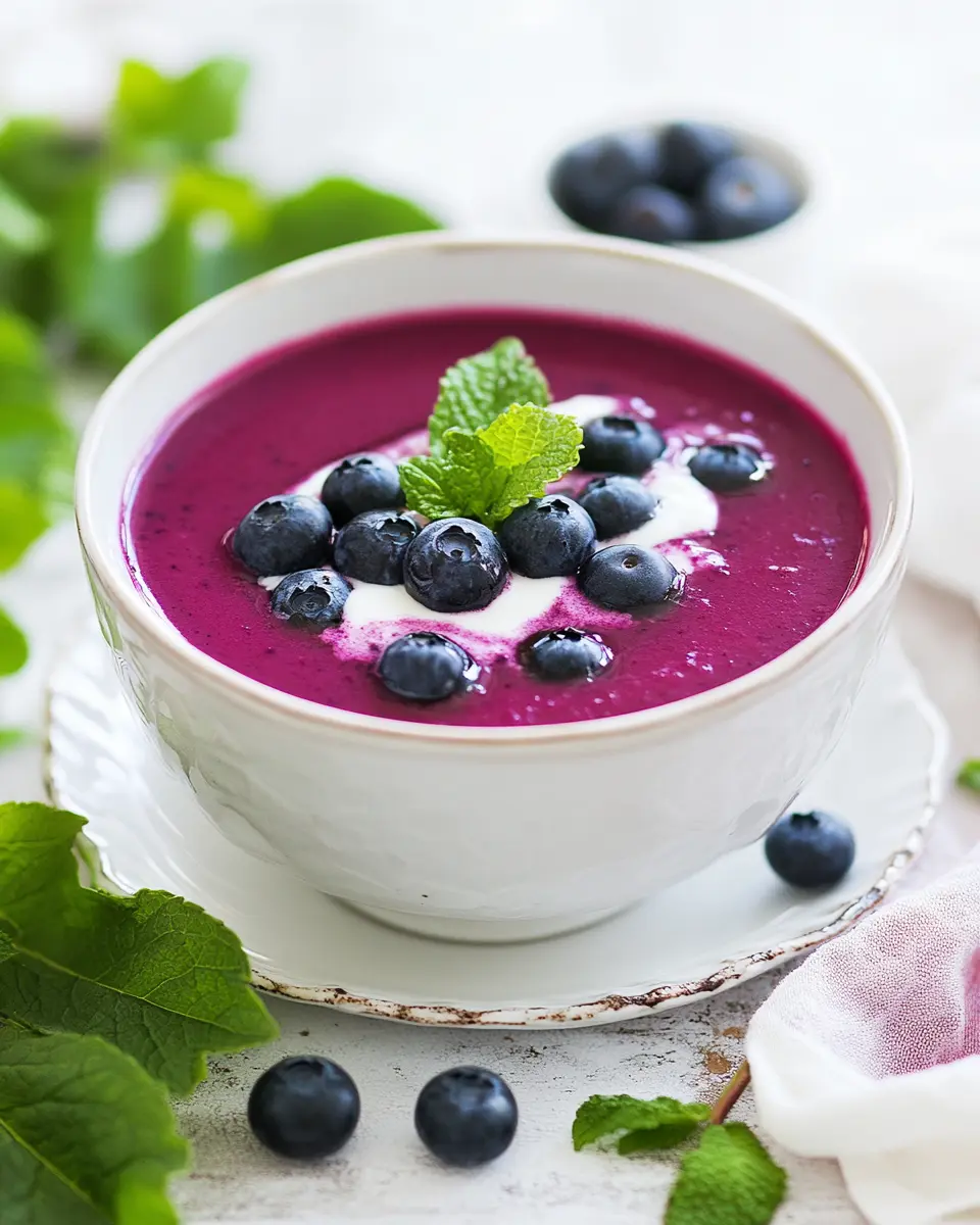 Schwedische Blaubeersuppe First Image First Image