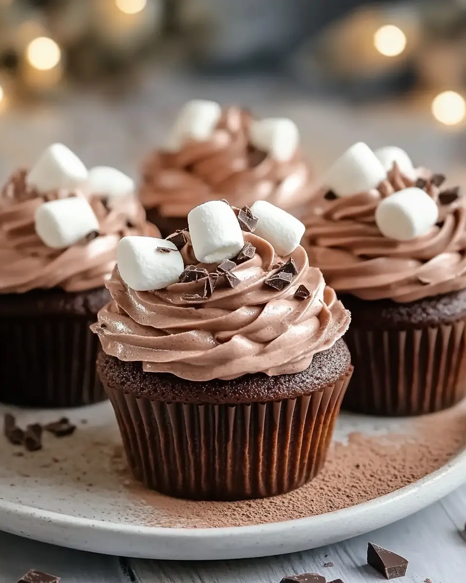 Heiße Schokolade Cupcakes: Das ultimative Winter-Dessert First Image First Image