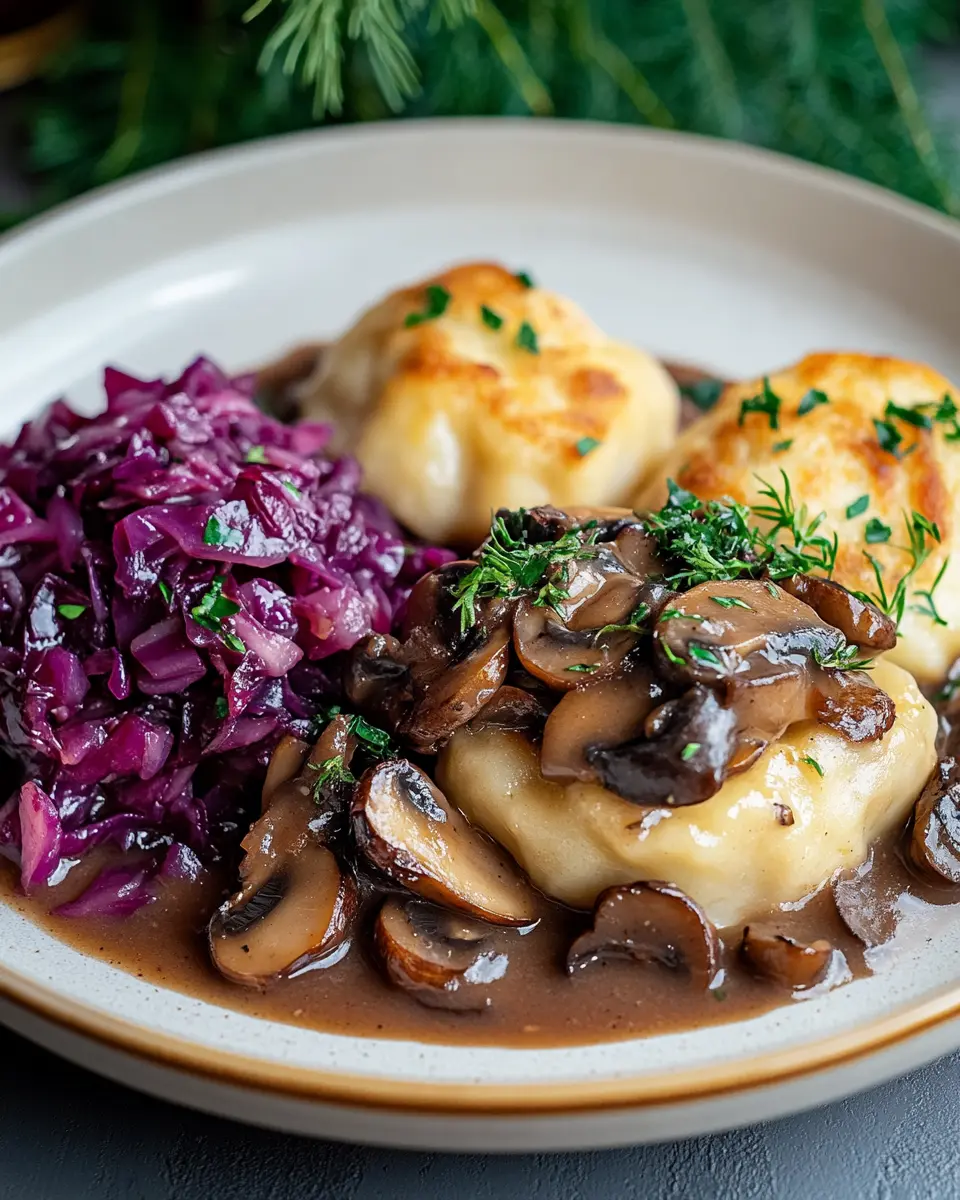 Pilz-Maronen Ragout mit Ofenknödeln: Cozy Comfort Food Bliss 5