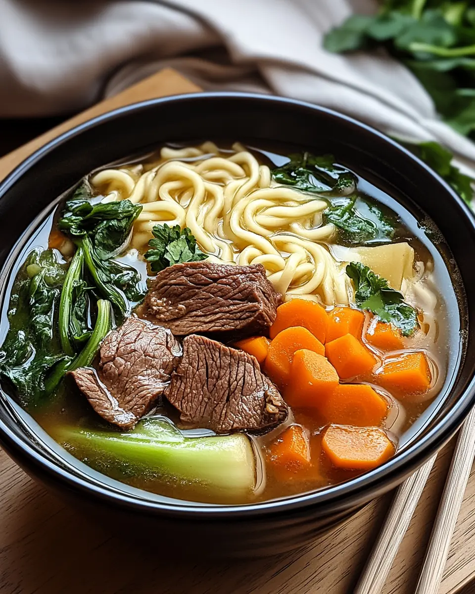 Nudelsuppe mit Rindfleisch: A Cozy Bowl of Comfort Delight 5