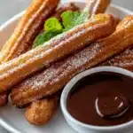 Keto Gewürzte Churros mit Mexikanischer Schokoladensauce First Image First Image