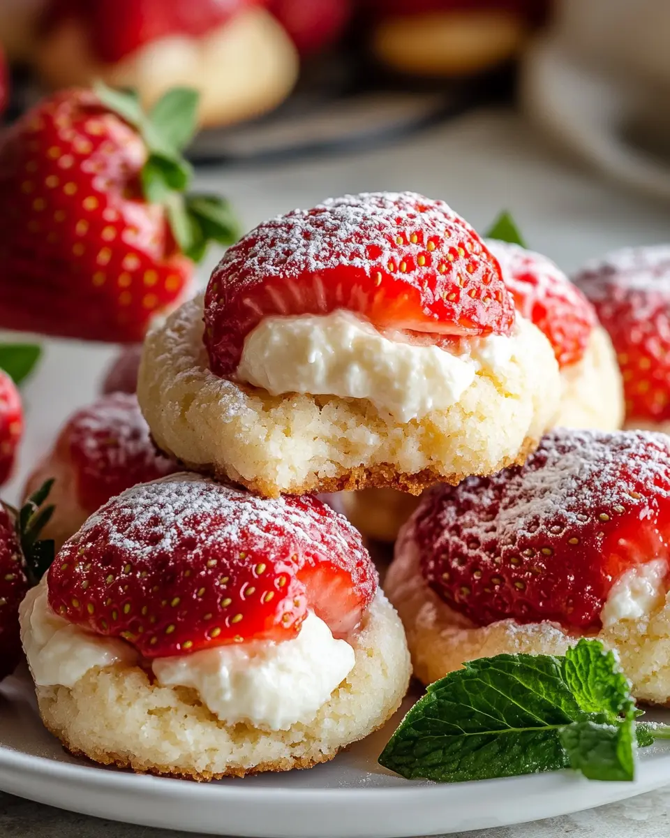 Erdbeer Käsekuchen Kekse: Irresistibly Creamy Delight! 5