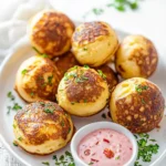 Herzhafte Æbleskiver mit Speck – dänisch, deftig, lecker First Image First Image