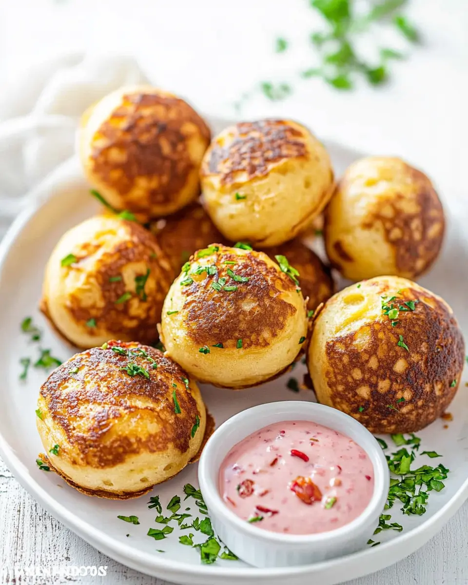 Herzhafte Æbleskiver mit Speck – dänisch, deftig, lecker First Image First Image