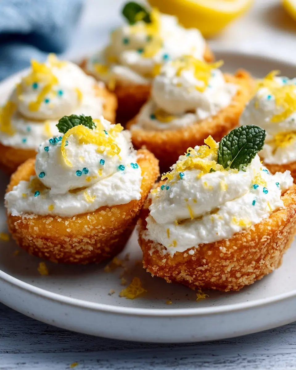 Keto Italienische Ricotta-Lemon Cannoli Bites First Image First Image