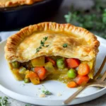 Veganer Pot Pie (herzhafter Gemüsekuchen) First Image First Image
