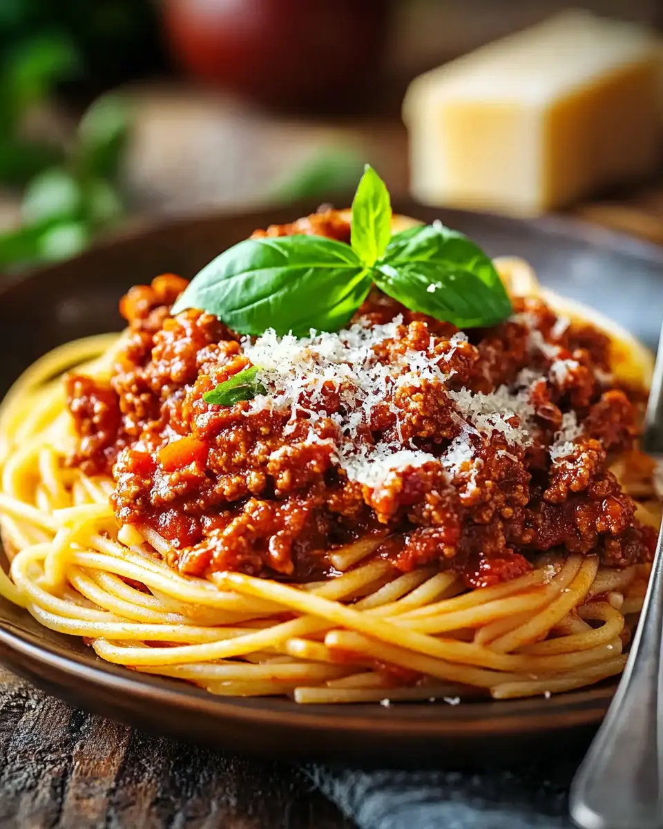Bolognese Sauce – einfaches klassisches Rezept First Image First Image