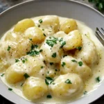 Kartoffeln in Knoblauch Rahmsauce – Bestes Rezept First Image First Image