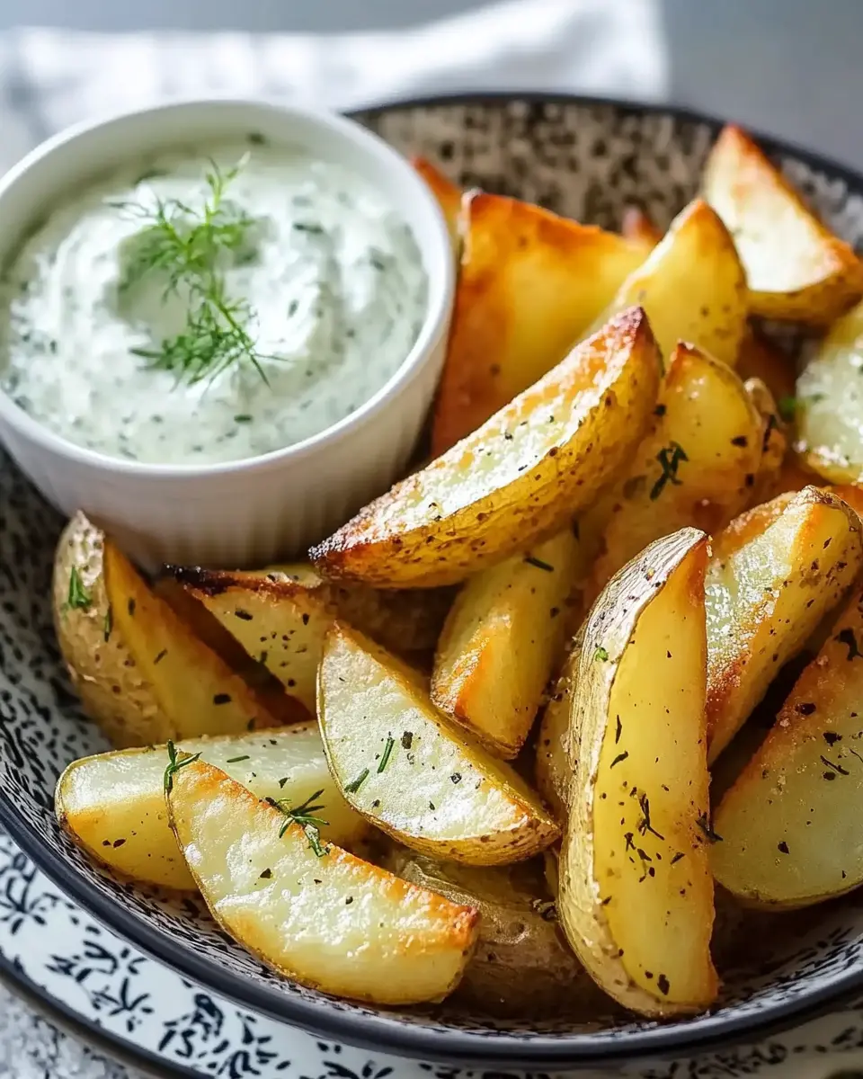Kartoffelspalten mit Gurkendip: 5 Gründe, warum sie unwiderstehlich sind 6