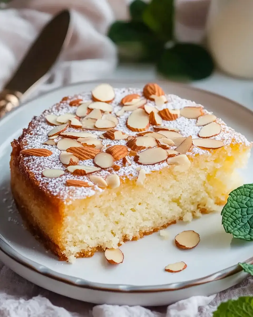 Saftiger Buttermilchkuchen – Top Rezept mit Mandeln First Image First Image