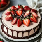 Erdbeer Schoko Torte – Einfaches Rezept mit 9 Schritten First Image First Image