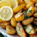 Griechische Kartoffeln mit Zitrone – Top Rezept First Image First Image