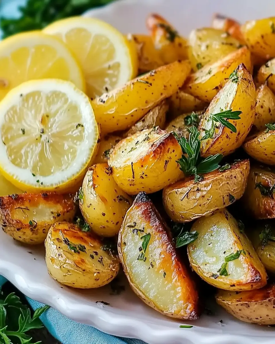 Griechische Kartoffeln mit Zitrone – Top Rezept First Image First Image