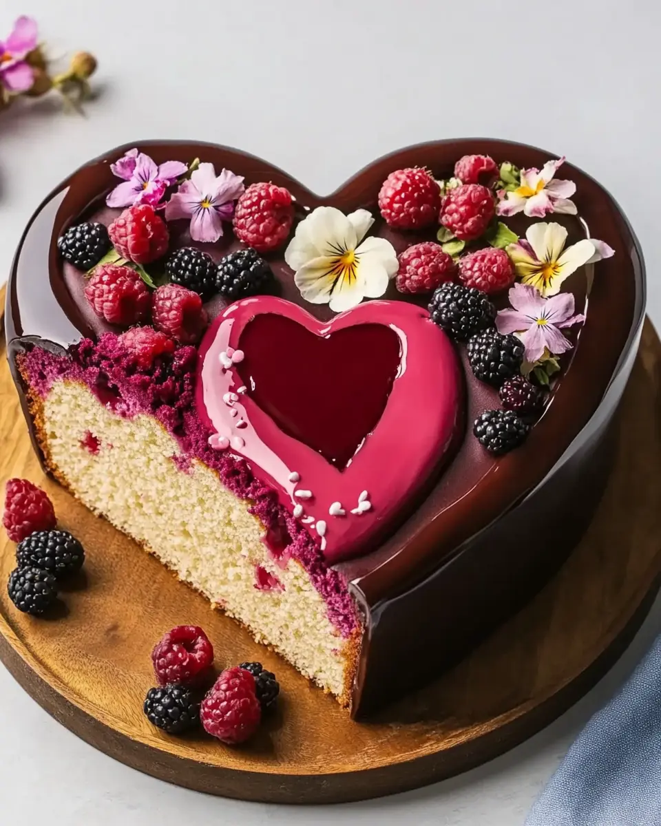 Herzkuchen einfacher Trick: Unglaublich Einfach für Wow-Effekt