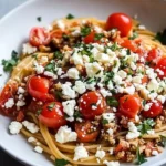 Hackfleischpfanne mit Kritharaki, Tomaten und Feta – Herzhaft, einfach, unwiderstehlich First Image First Image