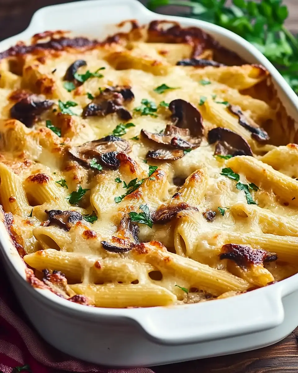 Penne al forno mit Pilzen: Irresistibly Cheesy Comfort Dish 6 eufee40o7pvpnljuvoue