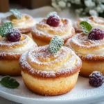 Quark-Muffins mit Vanillepudding First Image First Image