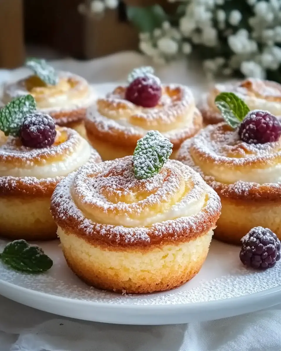 Quark-Muffins mit Vanillepudding First Image First Image