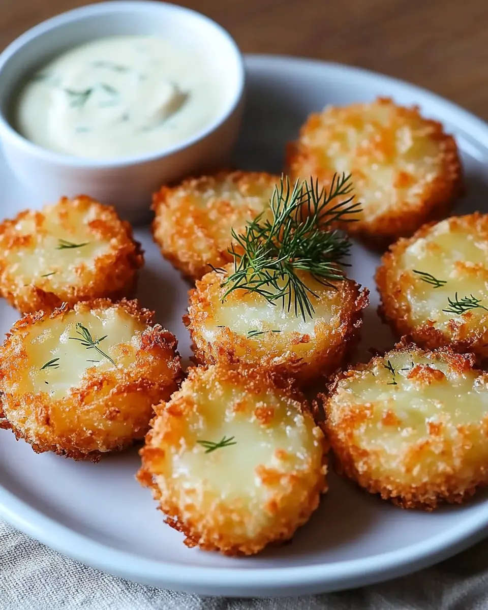 Crispy Pickle Cheese Bites First Image First Image