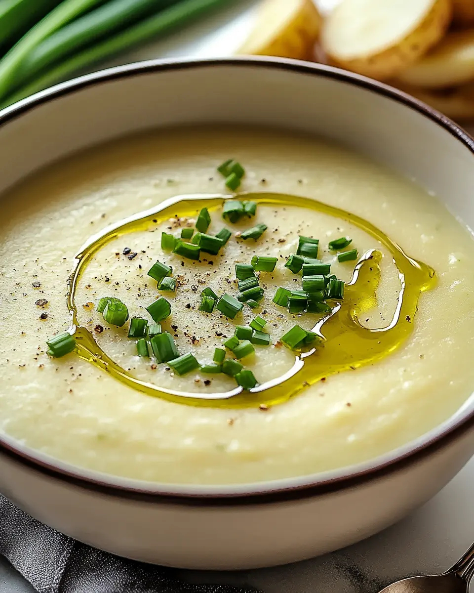 Cremige Kartoffel-Lauch-Suppe First Image First Image
