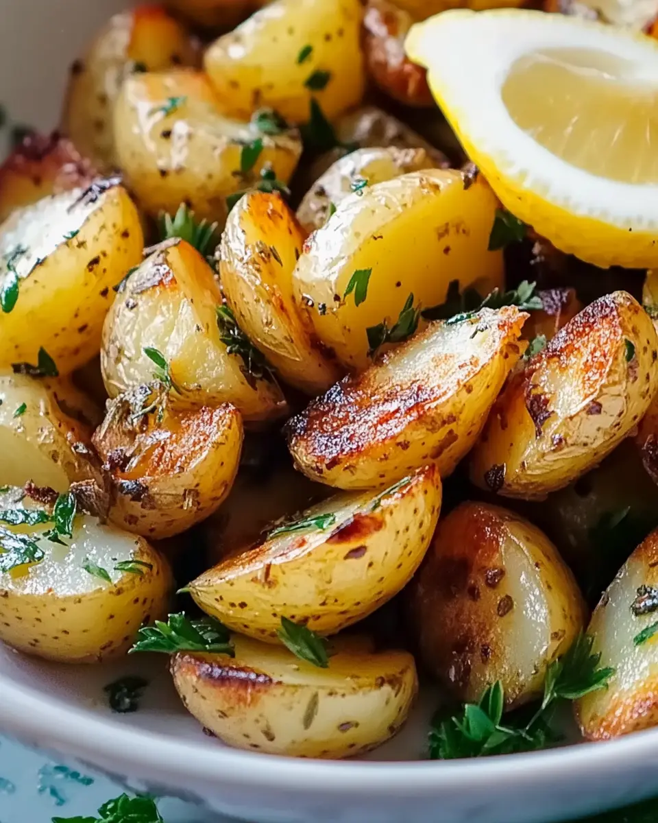 Griechische Kartoffeln mit Zitrone – Top Rezept First Image First Image