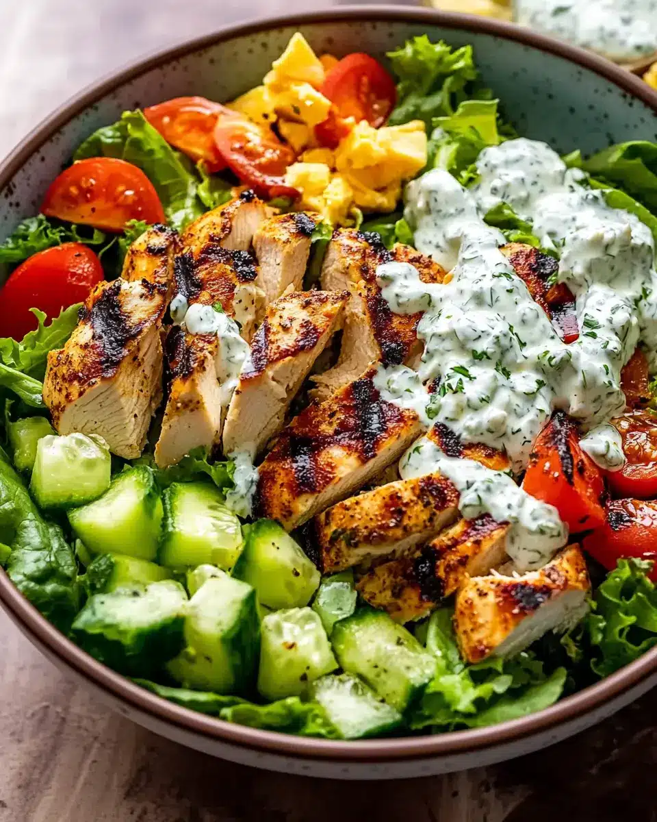 Hähnchen Tzatziki Bowl – Genial einfach & lecker First Image First Image