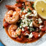 Griechisches Garnelen-Saganaki: Mediterraner Genuss aus der Pfanne First Image First Image