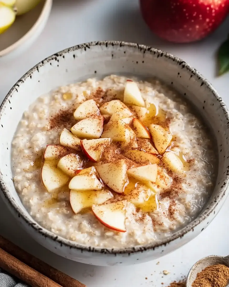 Apfel Zimt Porridge – 5 Gründe, es jeden Morgen zu lieben First Image First Image