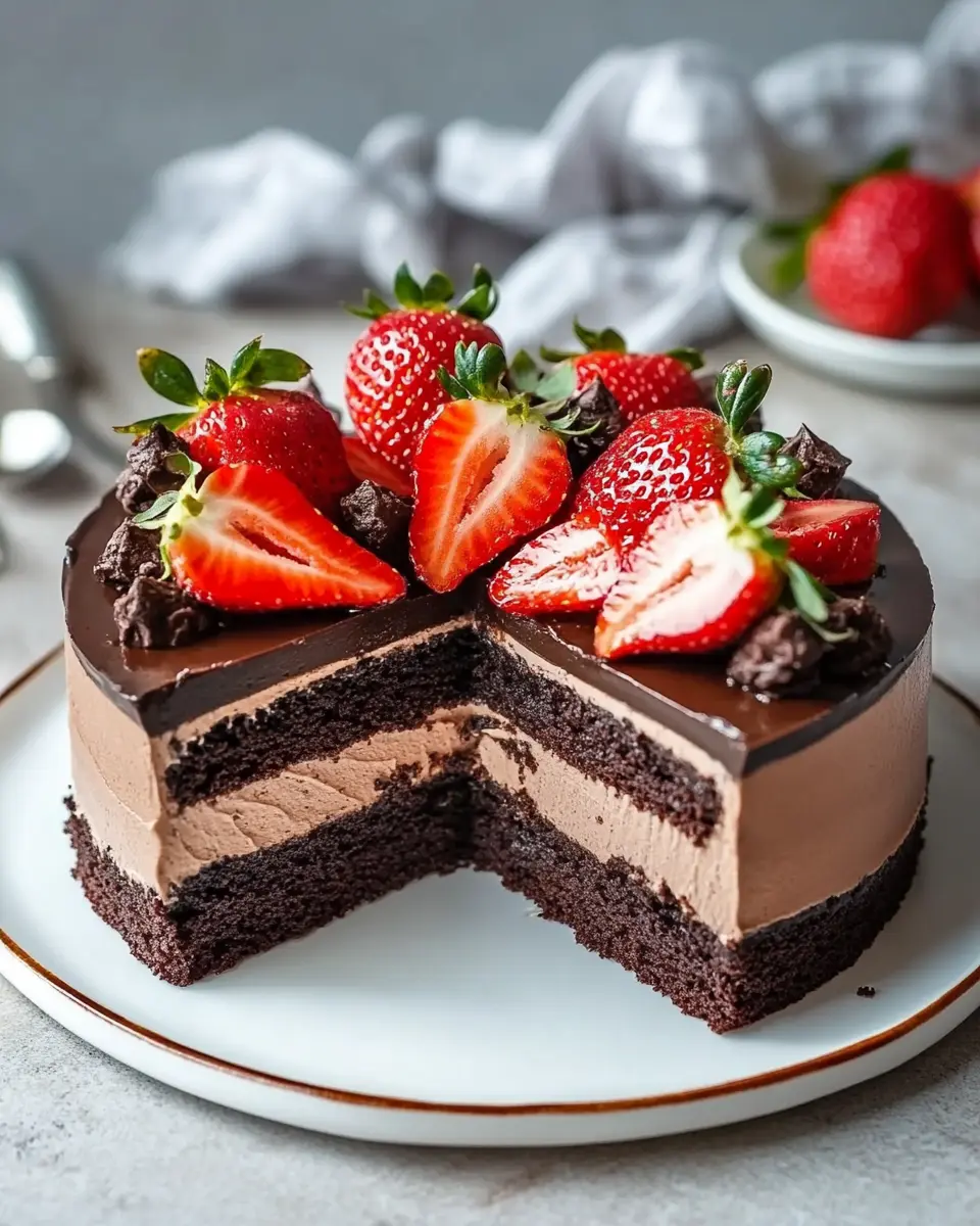 Himmlische Schokomousse Torte: Indulge in Creamy Strawberry Bliss 5