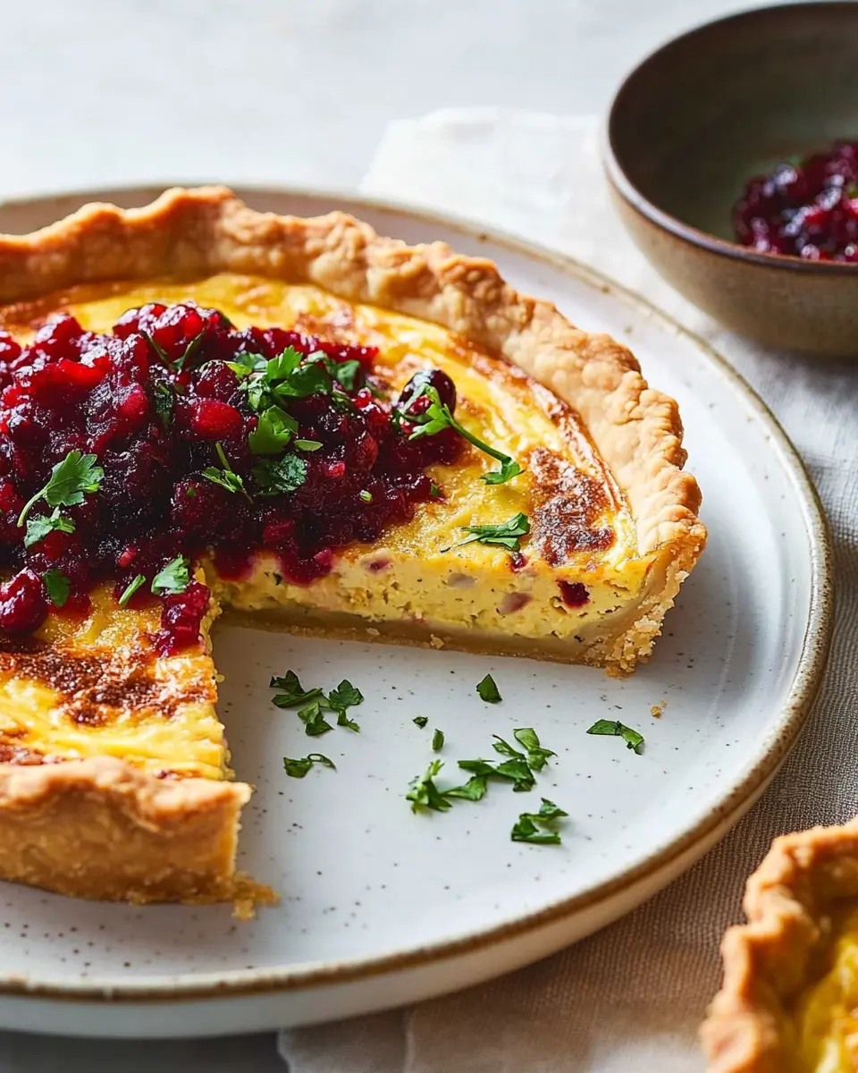 Kichererbsen-Quiche mit Cranberry-Salsa: Irresistibly Savory! 6 jtgmi7oratjiygljmqpb
