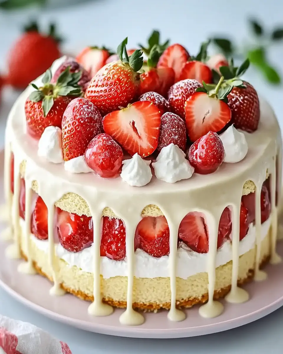 Erdbeertorte mit weißer Schokolade: Einfach & Cremig Bliss 6 ka7erho3kklcz9k5ps1h