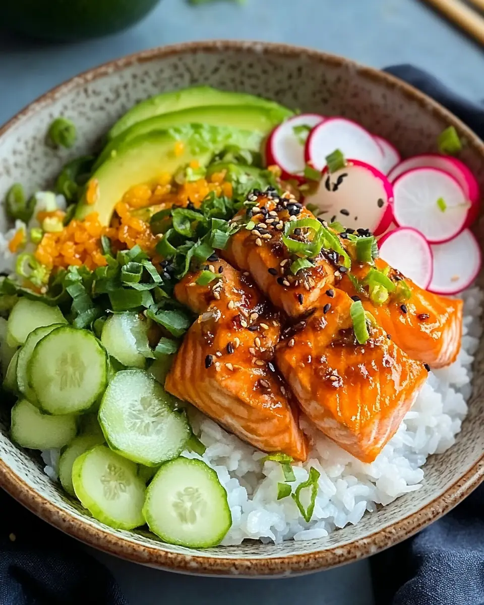 Einfaches Rezept für eine aromatische Lachs Reis Bowl – Einfach köstlich! 5