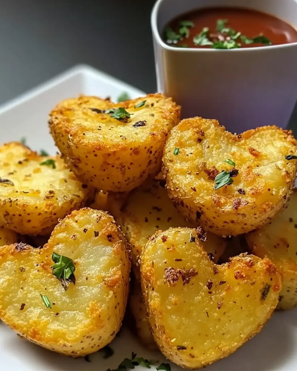 Knusprige Kartoffelherzen aus dem Ofen – Liebe geht durch den Magen First Image First Image