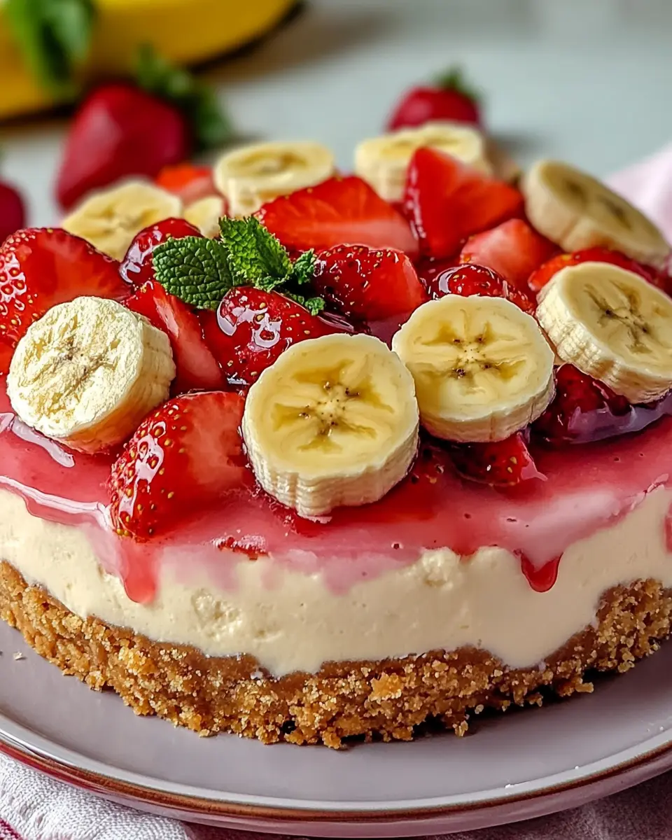 Bananen Erdbeer Cheesecake: Irresistibly Creamy Delight! 5 n1s8mkgqyscjcgfu8ptk
