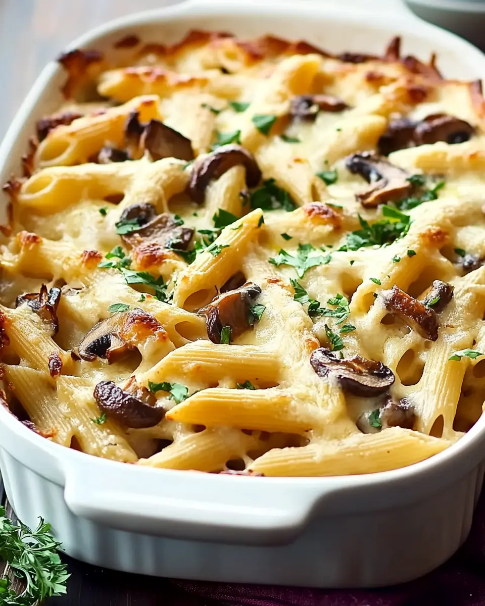 Penne al forno mit Pilzen: Irresistibly Cheesy Comfort Dish 7 ohzdb9fzz3hznk8i78ab