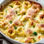 Tortellini Auflauf mit Käse-Sahne-Soße: Cremiger Genuss aus dem Ofen First Image First Image