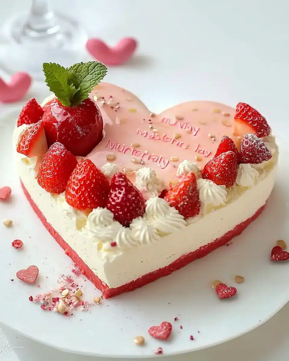 Herzlicher Genuss: Muttertagsherz mit Mascarpone und Erdbeeren First Image First Image