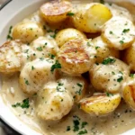Kartoffeln in Knoblauch Rahmsauce – Bestes Rezept First Image First Image