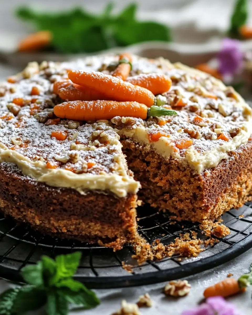 Saftiger Karottenkuchen ohne Mehl: Aromatisch und super locker! 6