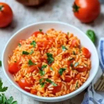 Tomatenreis griechisch – aromatisch, einfach und original wie beim Griechen First Image First Image