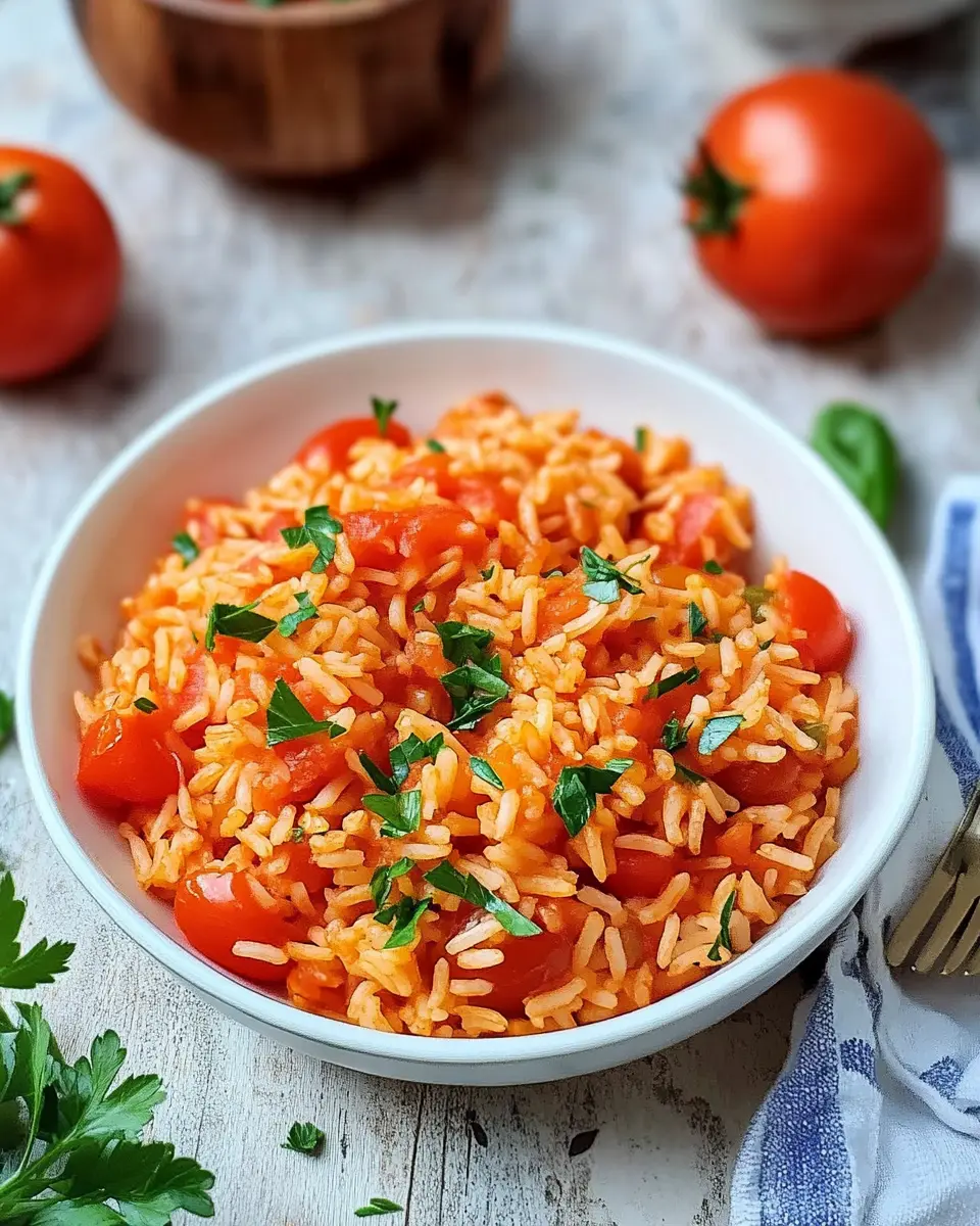 Tomatenreis griechisch – aromatisch, einfach und original wie beim Griechen First Image First Image