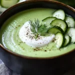 Kalte Gurkensuppe mit Joghurt First Image First Image